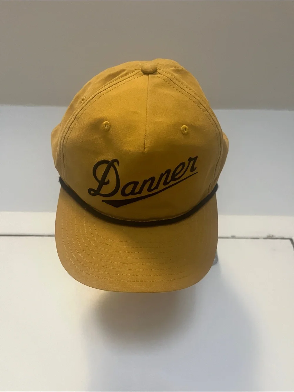 Danner Mustard Yellow Logo Baseball Cap